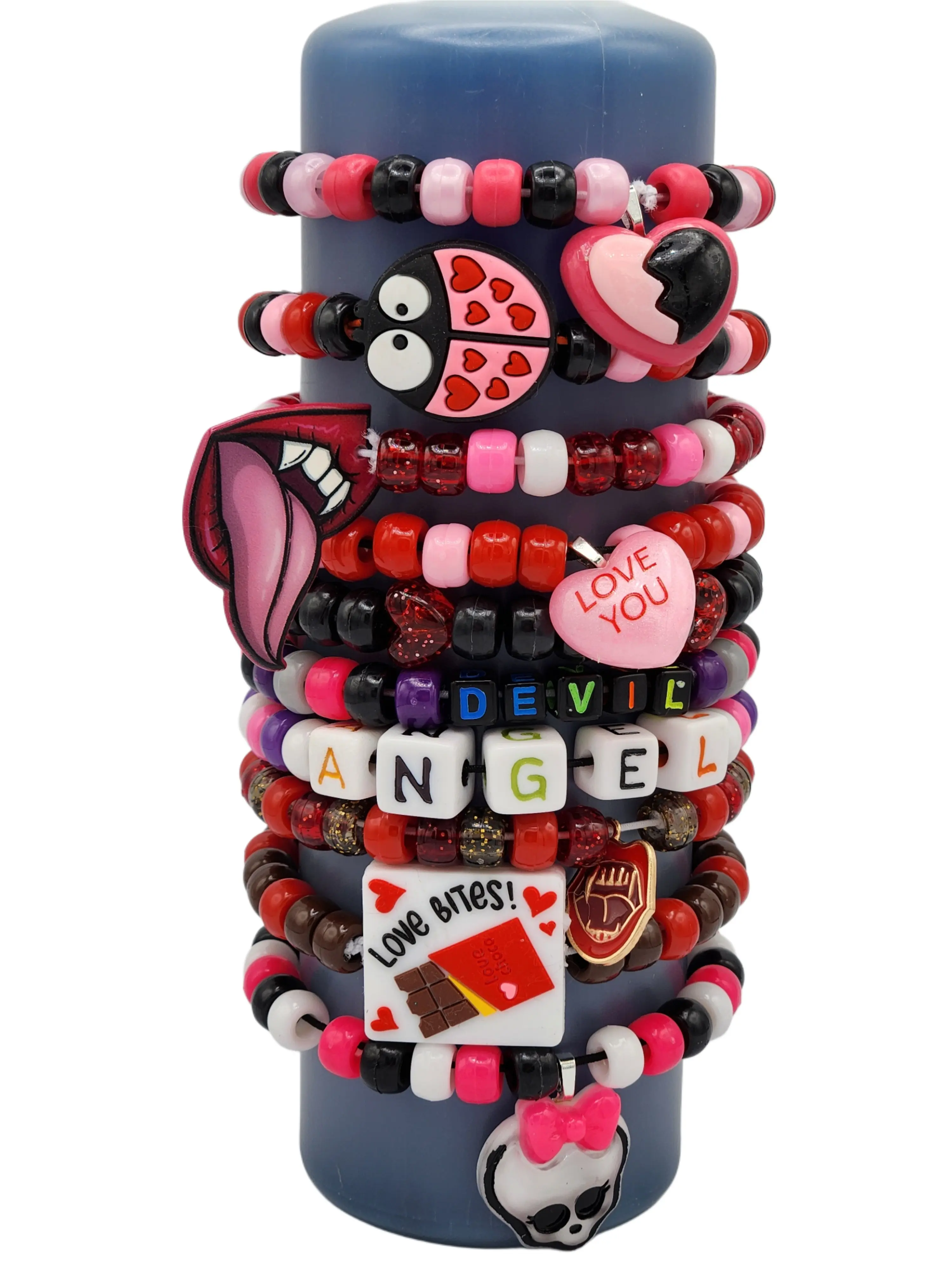Vampire Valentine Goth Love Kandi Bundle