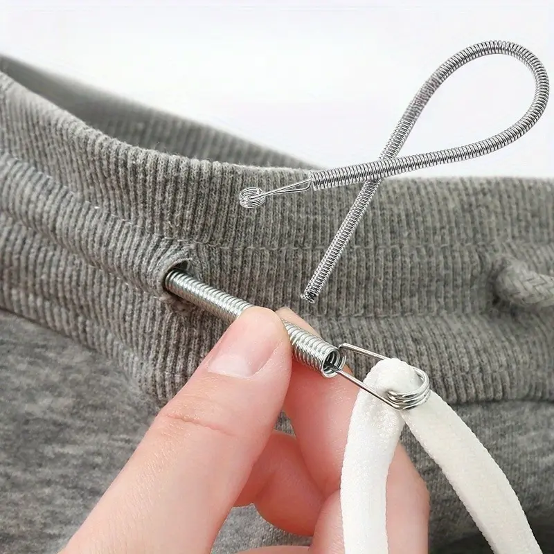 Elastic/Lace/String Threader Tool - Spring Steel Rope Threader for Grommets Sewing DIY Sewing Supplies Crafts Sewing Tools
