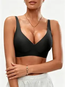 Soft Touch Comfort Jelly Bra Viral Fashion Hit Seamless Invisible All Season Women Bra vrcomfy wireless woman underwear jelly bras bra