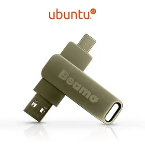 Beamo Ubuntu Desktop 24.04.3 LTS (Very Latest Release) 64-bit Bootable USB Flash Drive, Live USB for Installing and Repairing Ubuntu Desktop
