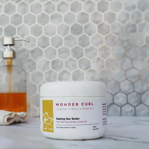 Sealing Hair Butter - Shea Butter with Aloe Vera and Castor Oil