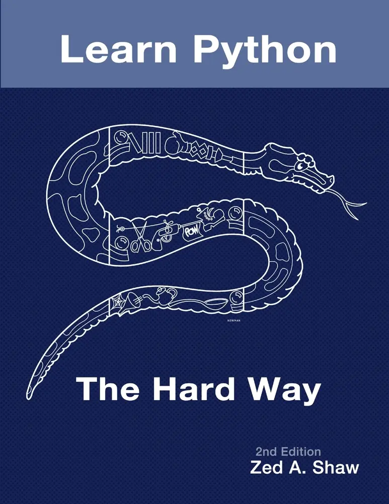 Used Literature Book - Learn Python The Hard Way, 2nd Edition by Zed Shaw (Paperback, English) - Reading Materials for Beginners, Build Up Skills Beginner Book