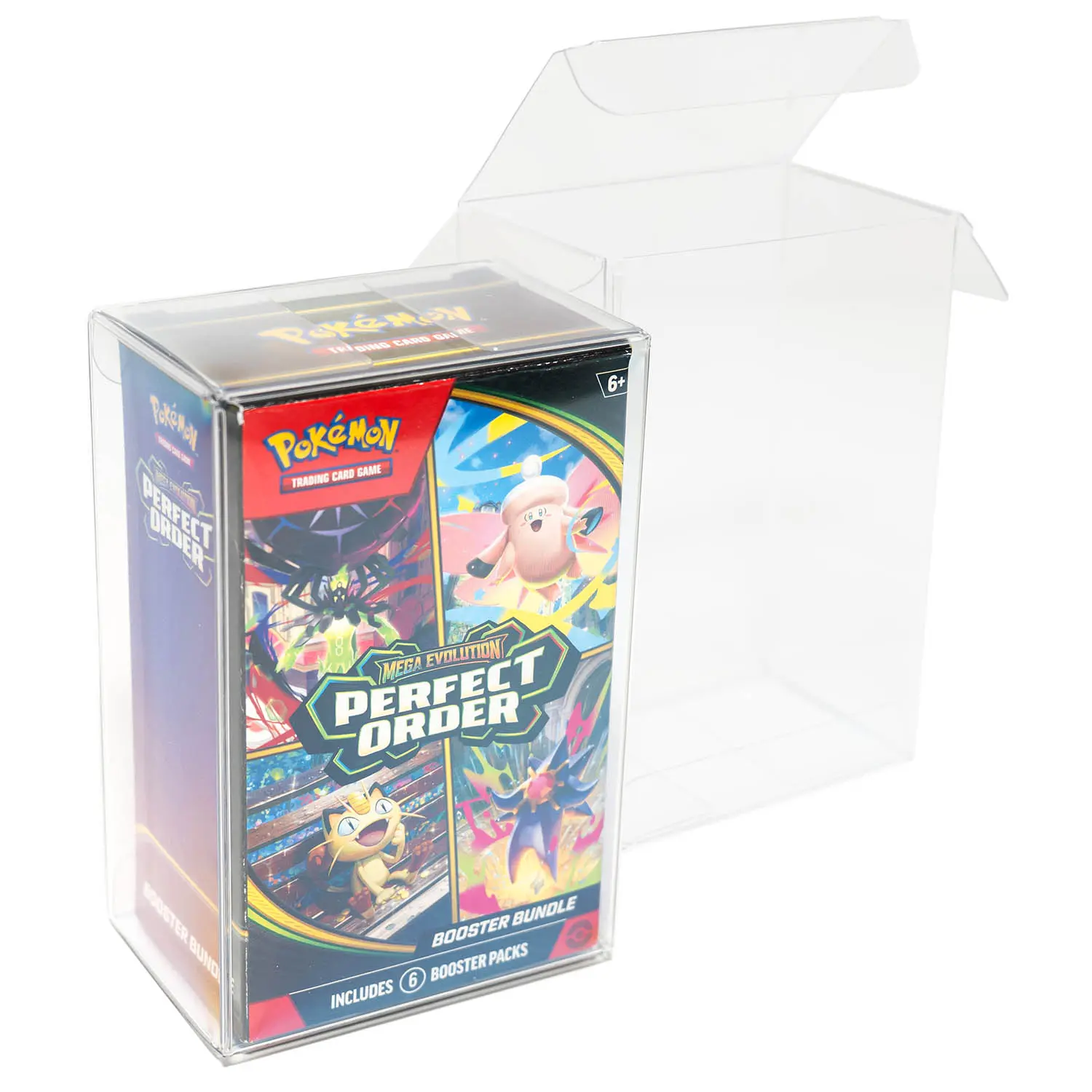 Protector Case for Pokemon Perfect Order, Pitch Black Booster Bundle Box