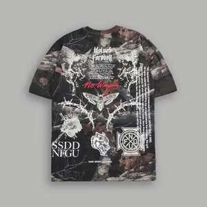 Darc Sport Everlasting "Premium" Oversized Tee and Hoodie Marrom Camufladas– Youth & Adult Sizes
