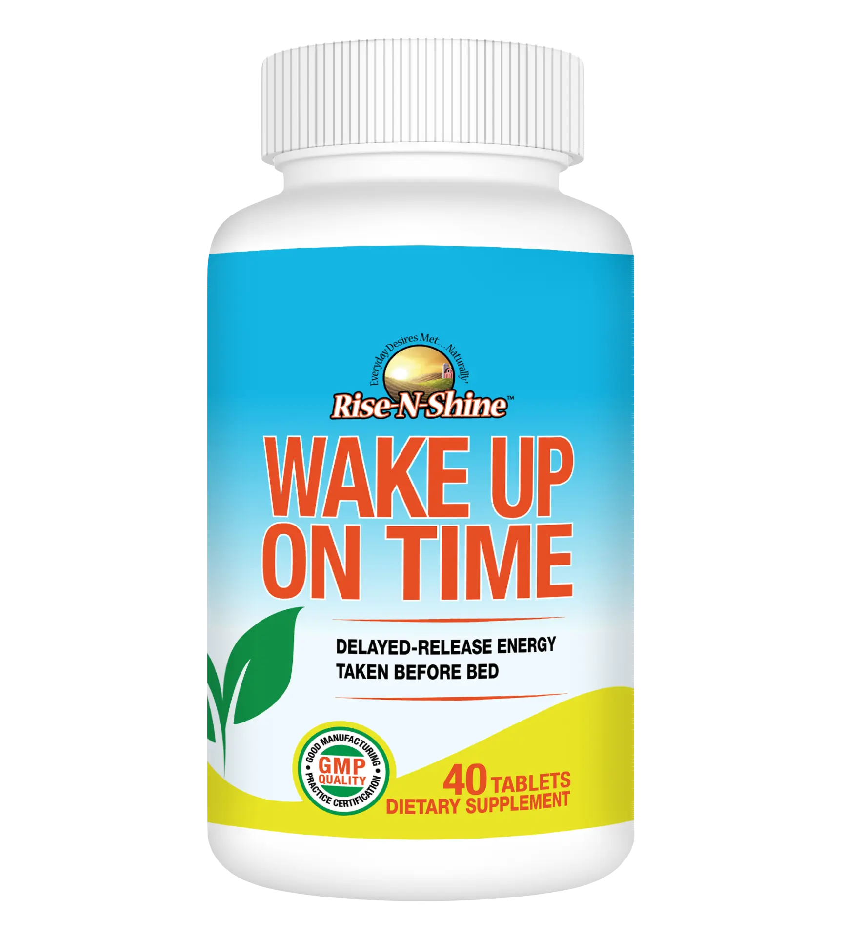 Wake Up On Time Supplement: Energize Your Mornings with Our Patented Advanced Time-Release Formula by Rise-N-Shine