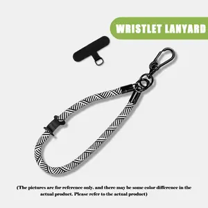 Rotating 360° Mobile Phone Lanyard Wristband Buckle, Self-Locking Anti-Throw Rope, Outdoor Hiking Accessory for Men & Women