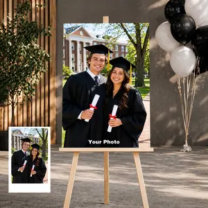 Custom Graduation Photo Welcome Canvas Poster, Class of 2026, Graduation Prom Party, Custom Photo To Canvas, Personalized Poster, Perfect Graduation Gift For Your Friend