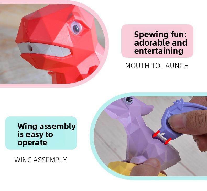 Cute Dinosaur Water Gun, Low-Poly Dinosaur Shape, Easy to Operate, Perfect for Summer Outdoor Play, Family Activities & Friend Gatherings Cute Dinosaur Water Gun, Low-Poly Dinosaur Shape, Easy to Operate, Perfect for Summer Outdoor Play, Family Activities & Friend Gatherings