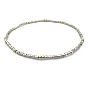 Erin Gray | 2mm Newport Golden + Gold Filled Waterproof Bracelet