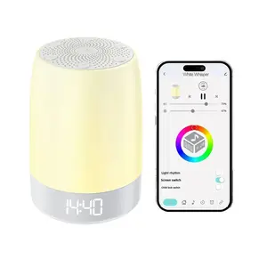 Smart White Noise Machine Baby Sleep Sound Machine Colorful Night Lights 32 Soothing Sounds Supports APP Remote Control