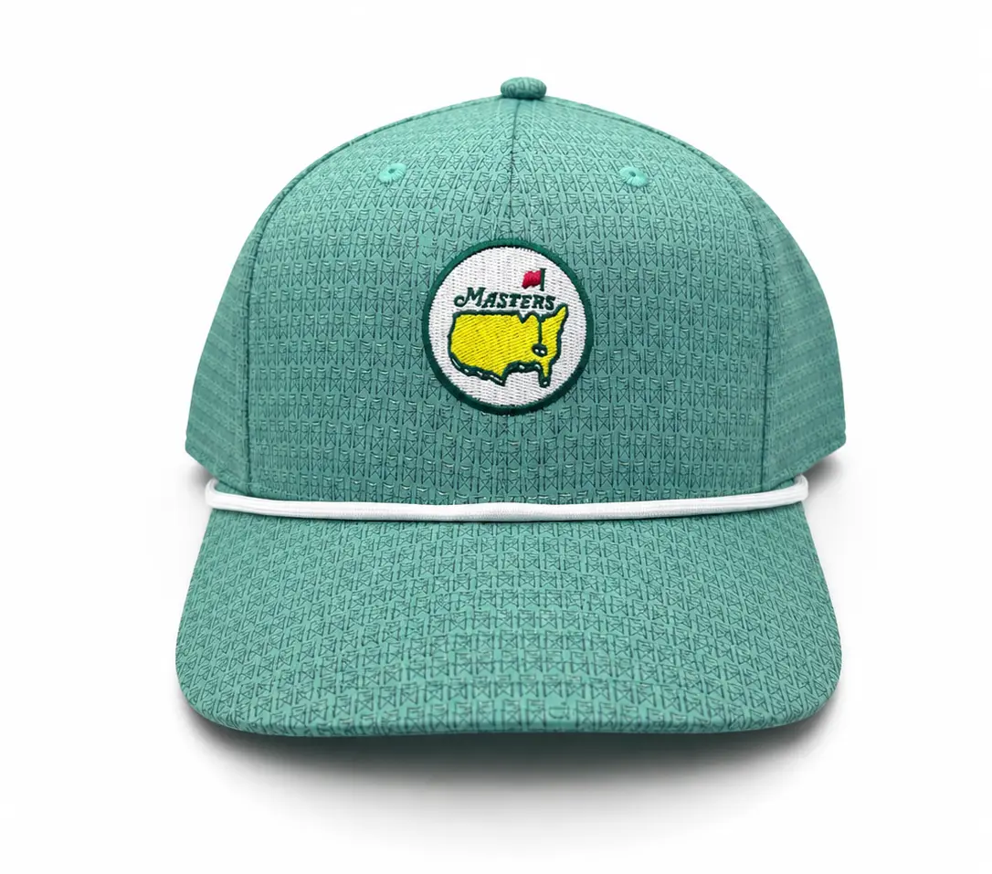 American Needle 2026 Masters Green Patron Adjustable Snapback Hat - Embroidered Masters Logo, Rope Tech Adjustment Clip, Golf, New With Tags