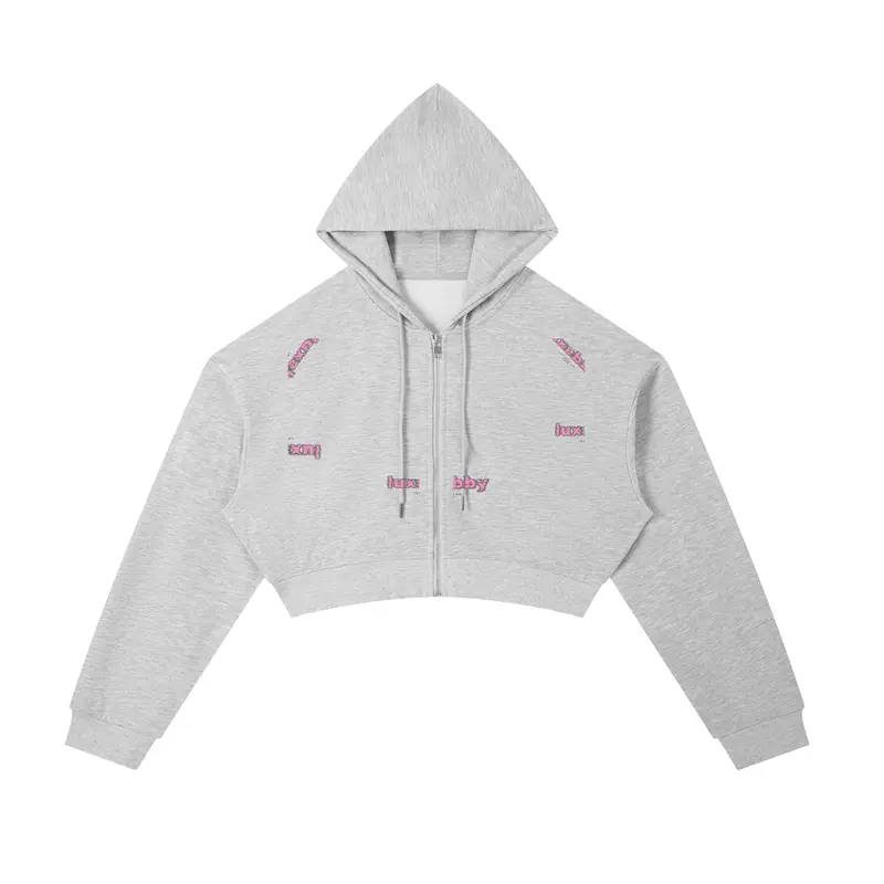 styling cropped zip up hoodie - TikTok Shop