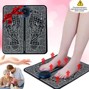Electric Foot Massager, Foot Massage Mat, Muscle Stimulator, Electric Vibrating Massager, Foot Relaxation Massage Tool for Home Use