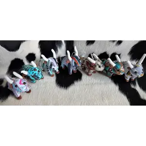 Mini Long Horn Aztec Plushie