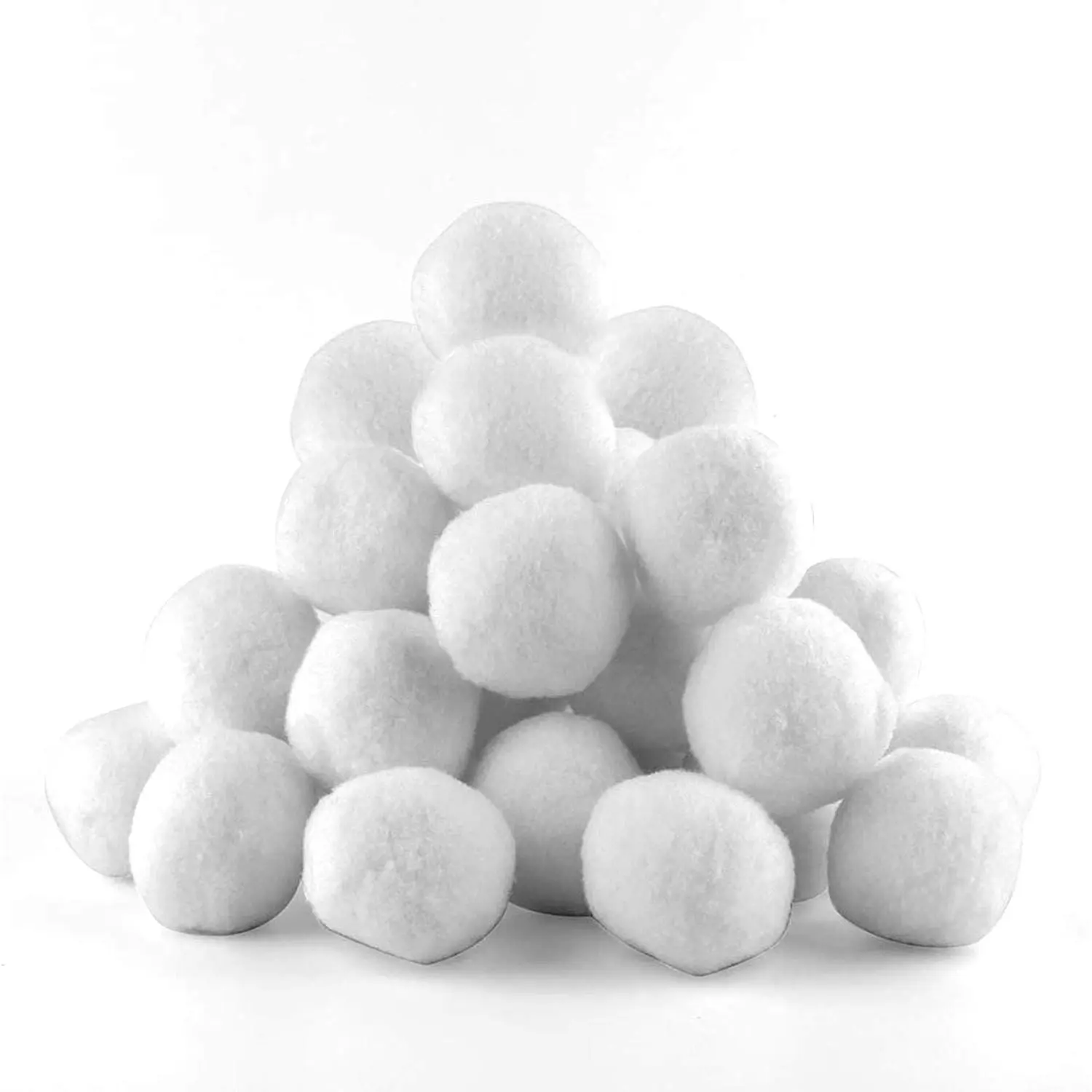 Fake Snowballs, 20 pcs Soft Snow Fake Balls Snowballs for Kids Indoor Outdoor Snow Fight, Artificial Snowballs Realistic Fake Snow Toys for Christmas Decorations Party 5cm/1.97in