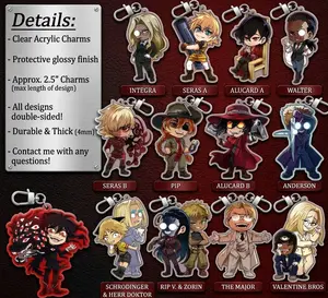 Hellsing Fanmade Acrylic Keychain!,  Perfect Gift for Fans & Collectors