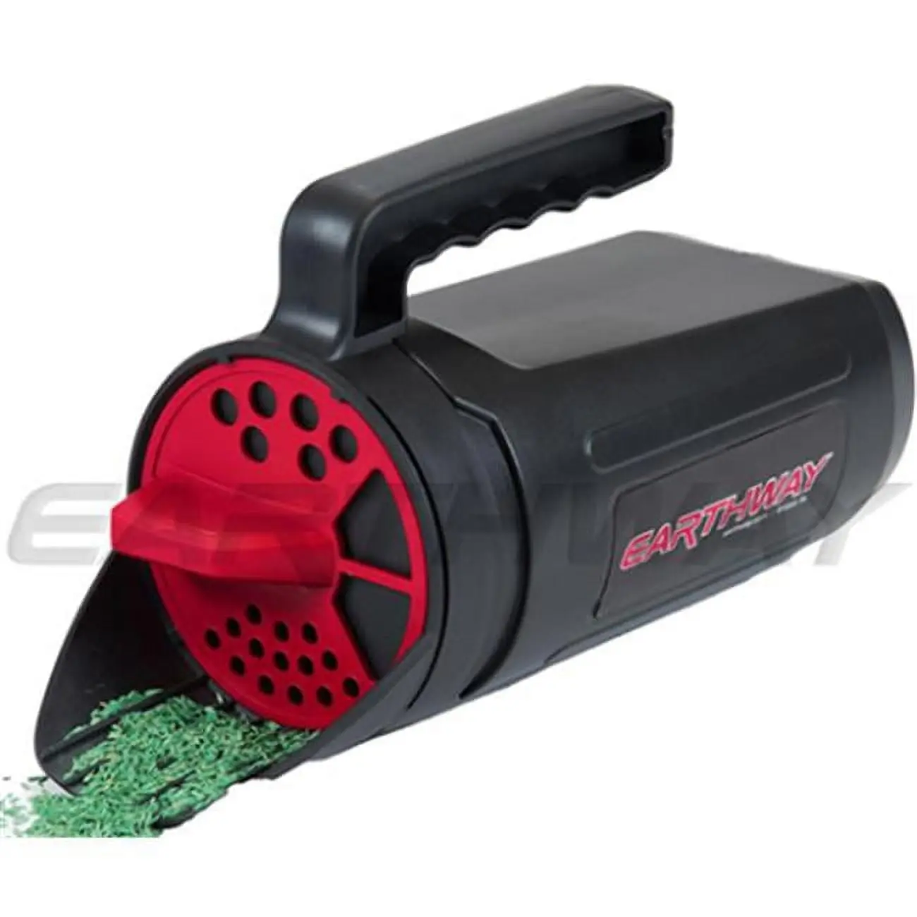 Earthway Portable Plastic Handheld Spreader Garden Seed, Black