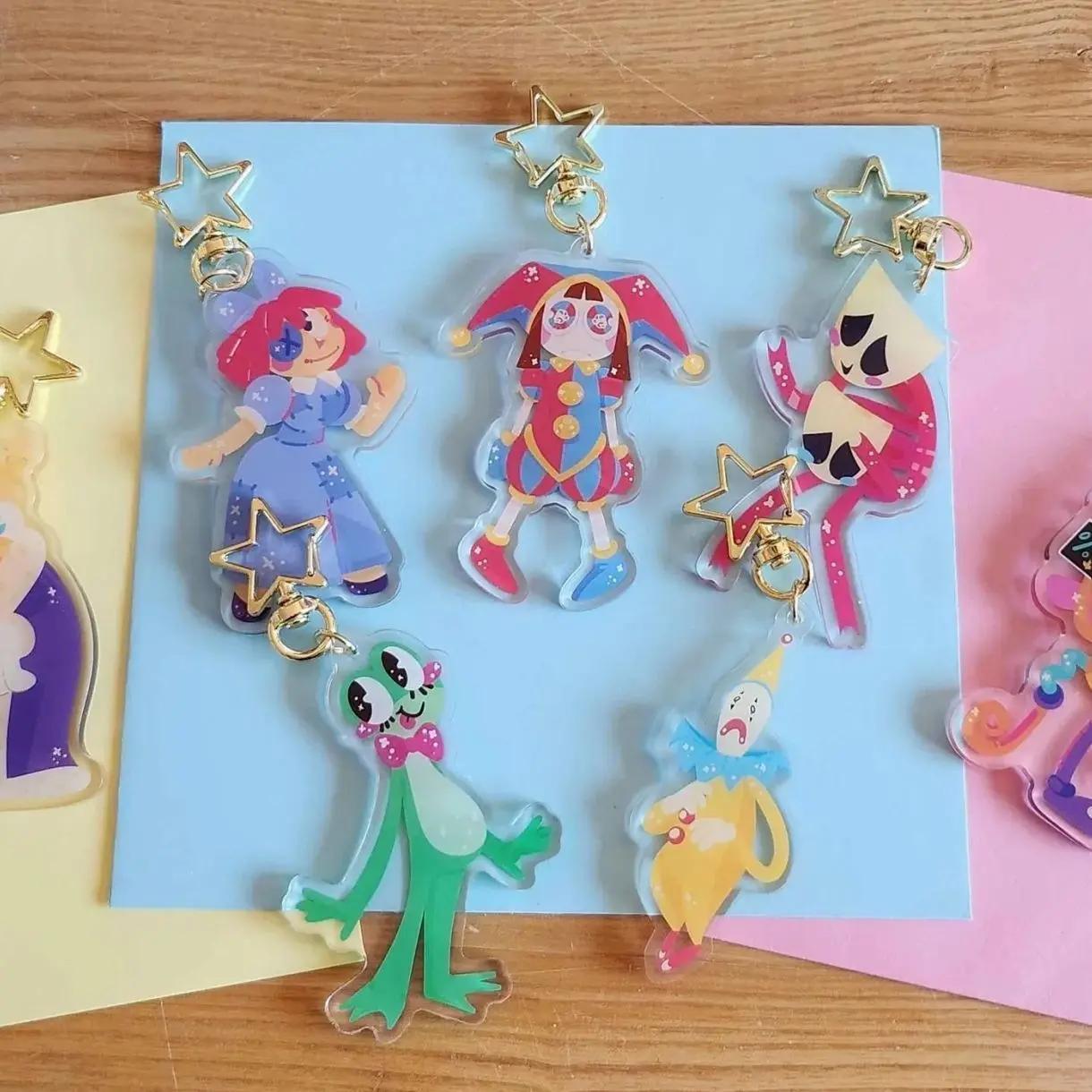Digital Circus Inspired Acrylic Keychain (76.2mm)