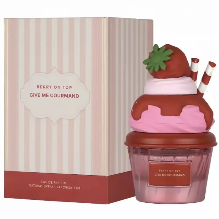 Berry On Top Give me Gourmand Collection EDP 75ml Spray | mini perfumes | long lasting perfumes | Cherry On Top | Choco Overdose | long lasting perfume | women's perfume | summer fragrance men | perfume para hombres long-lasting arabian woman