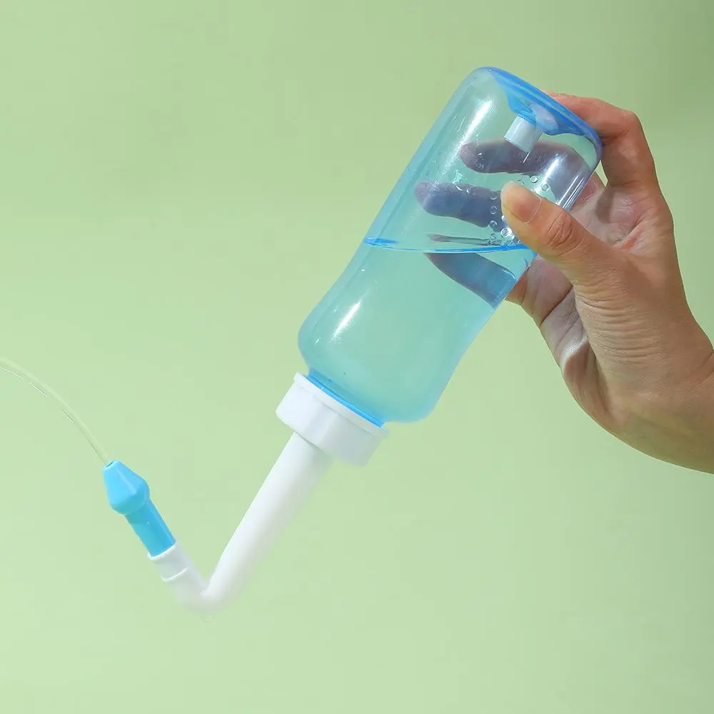300ml Nasal Wash Bottle, Nasal Washing Bottle with Nozzle, Heat Resistant Bottle, Bathroom Gadgets, Small Bottle, Plastic Bottles, Durable Plastic Material