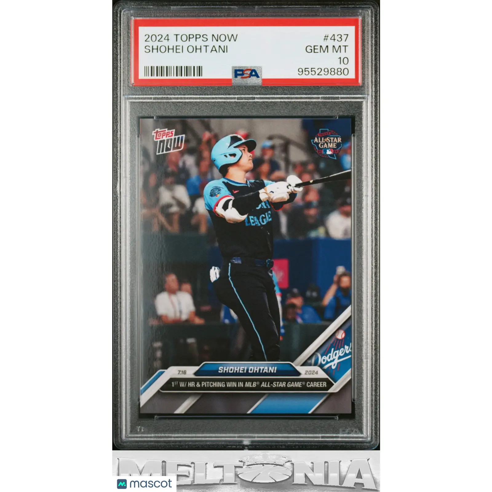 Shohei Ohtani 2024 Topps Now #437 PSA 10 Gem MT Graded Single Baseball Sports Card