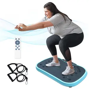 New Compact Vibration Plate Exercise Machine, Mini Full Body Vibration Platform Workout Machine, Home Training Equipment,Outdoorfun