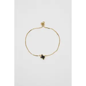 Texas Druzy Bracelet in Black