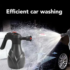 2.0L Car Pump Foaming Sprayer Handheld Hand Pressurized Soap Sprayer for Car Washing Lightweightwith Adjustable Spout for Garden, Fertilizing, Cleaning