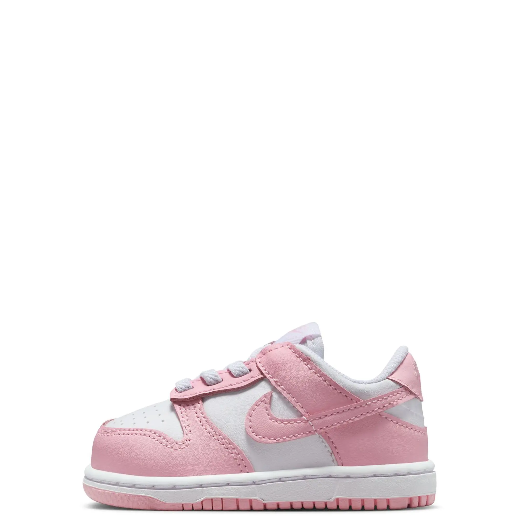 Toddler's Nike Dunk Low White/Med Soft Pink-White (FB9107 125) Toddler's Nike Dunk Low White/Med Soft Pink-White (FB9107 125)