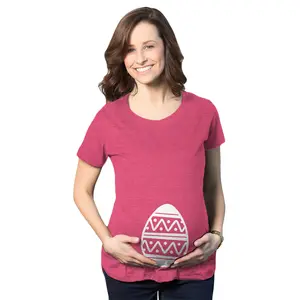 Maternity Easter Egg Baby Bump T Shirt Its A Girl Pregnancy Announcement Tee Funny Graphic Maternity Tee Cute Pregnancy Tees With Plus Sizes Pregnant Easter Maternity Wear Maternity Shirts