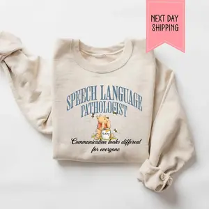 Speech Therapy Sweatshirt Speech Language Pathologist Shirt Gift For Speech Therapy Teacher Crewneck SLP Shirt Gift SLP Nurse Sweater speech
