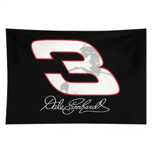 Dale Earnhardt Sr The Intimidator Flag Banner Outdoor Indoor Decoration Flag Double Stitched Polyester Gift Wall Colorful Room Tapestryroom decortapestry gifts for boyfriend Lightweight Softwall decor flags