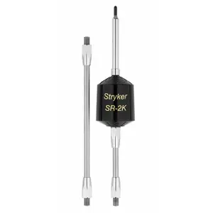 Stryker 3,600W Wide Band 26-30 MHz Antenna with 5 in. & 10 in. Stainless Steel Mast