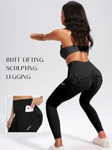 Butt Lifting Sculpting Legging | Black, Pink, Blue, Brown
