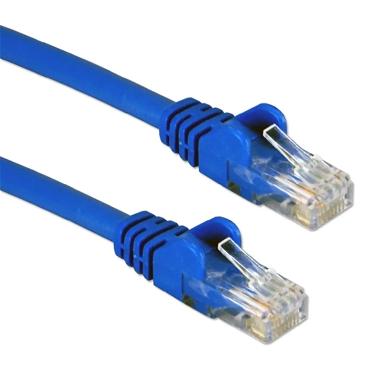 QVS 75 ft CAT6 Gigabit Ethernet Patch Cord - Flexible PVC-Jacketed Cable, Stranded Wires for Computers, Patch Panels, Supports Gigabit Ethernet Network Components, Flexible Cable