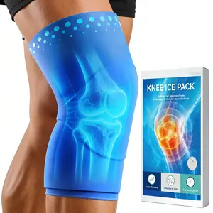 Knee Ice Pack Wrap Knee Brace Hot & Cold Therapy – Experience 360 °   Compression Enhanced by Advanced 3D Cooling Gel – Reusable Support for Knee Pain Relief, Swelling Reduction & Faster Recovery