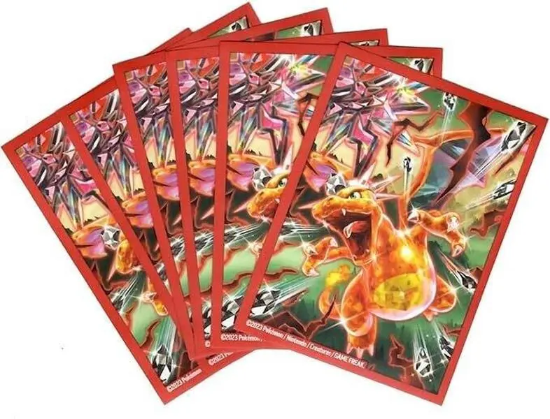 Pokemon TCG: Charizard ex Premium Collection - 65pcs Trading Card Sleeves That Protects Cards, Trading Cards