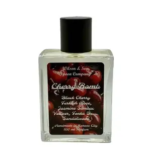 Cherry Bom Perfume 3.4 oz glass bottle or Sample Plastic Tube Unisex perfume Fruity Fragrance