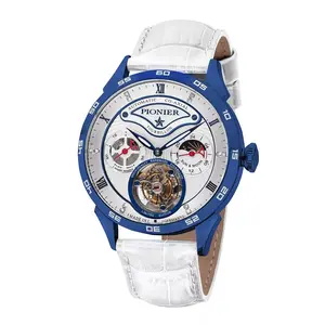 Geneva Automatic Tourbillon Pionier - GM-902-9 | Blue | Handmade German Watch