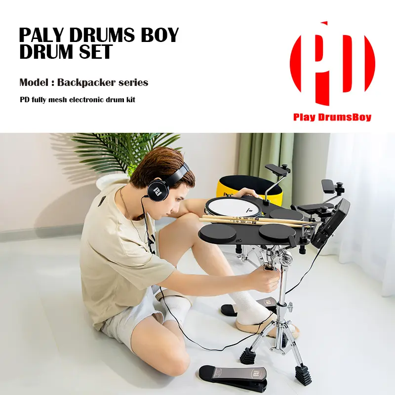 Professional Convenient Portable Lightweight Backpacker Series Electronic Drum Accessories