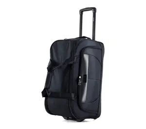 IZOD Carol 20" Lightweight Soft-Shell Rolling Duffel Bag