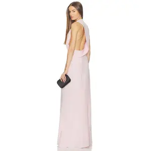 SRG Karina Silk Gown in Blush