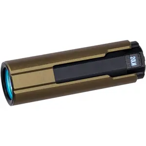 Pocket EDC Flashlight, 4000 Lumens Compact Bright Powerful Flashlights LED, Rechargeable Handheld Torch for Camping and Hiking (Gold)