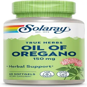 Oil of Oregano Softgels 150 mg - Oregano Oil Supplement for Powerful Wellness Support - Gentle Digestion - Extra Virgin Olive Oil Base - Vegan, 60-Day Guarantee - 60 Servings, 60 Softgels