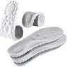 4D Cloud Technology Insole - shoe inserts,Super Soft Comfort shoe, Foot Protection, Memory Foam Orthotic Sports Insole Shock Absorption Comfy Grey Footwear