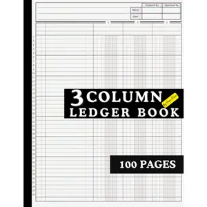 3 Column Accounting Ledger: Ultimate tool for meticulous and effortless financial management