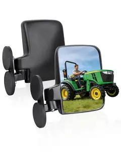 StarknightMT Magnetic Tractor Mirror, 176 LBS Universal Adjustable Side View Mirror Compatible for Tractors, Forklifts, Snow Plows on Smooth Surfaces, Compatible with Kubota Toyota Mahindra