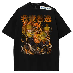Zenitsu Agatsu Demon Slayer Anime Graphic Character Tee Gift For Fan Manga, Gift For Men, Gift For Women, Crew Neck T-shirt, Trending T-shirt