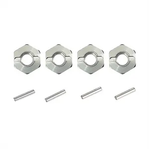 4Pcs Metal 12mm Wheel Hex Hub Adapter for HAIBOXING HBX 16889 16889A 16890 901 901A 903 903A 905 RC Car Upgrade Parts