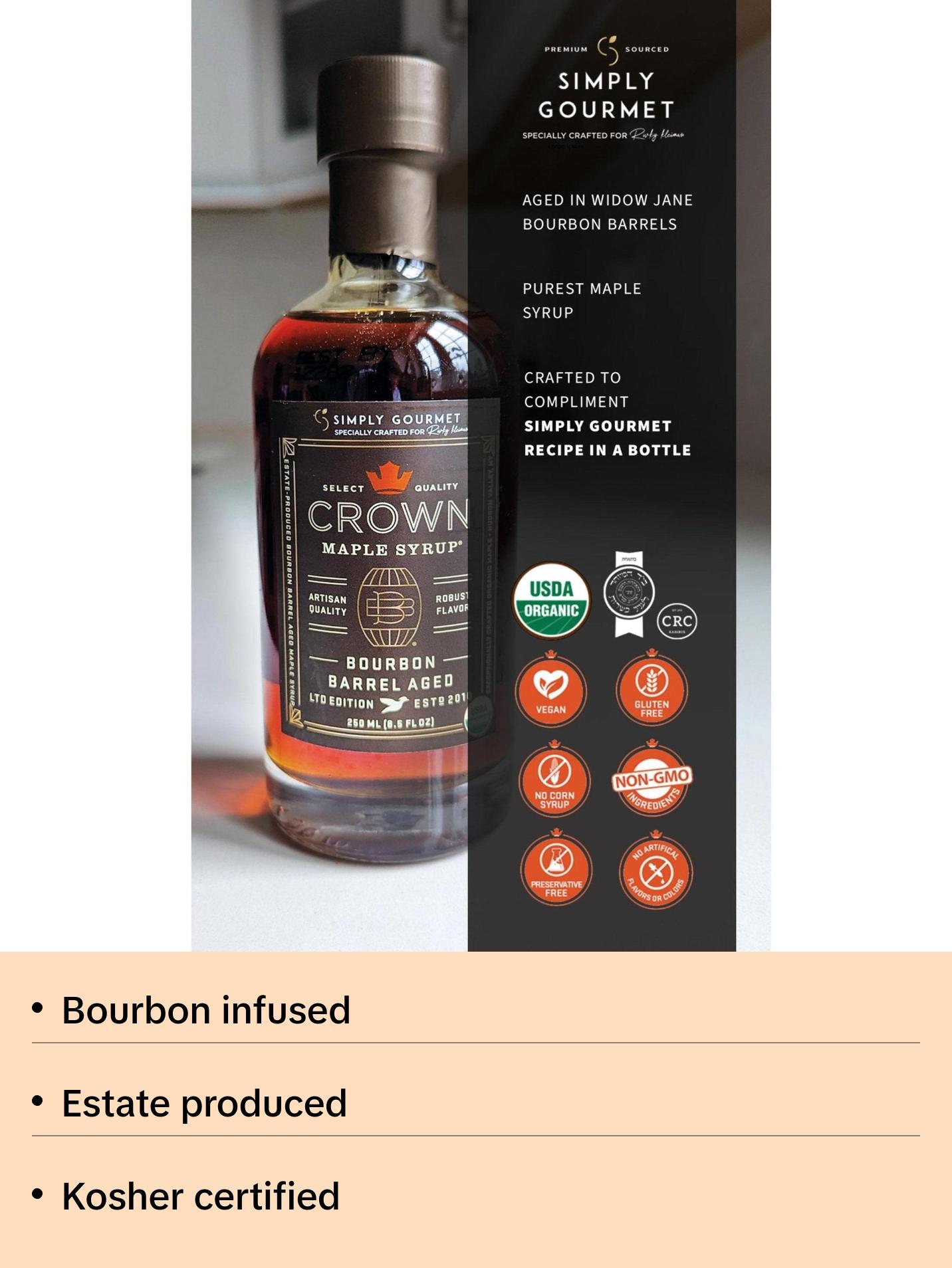 Crown Maple® Bourbon Barrel Aged Maple Syrup